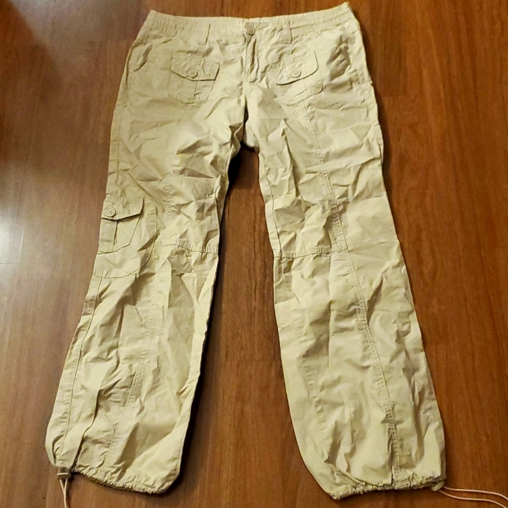 YMI Women's Tan Parachute Utility Casual Pants - Size 11